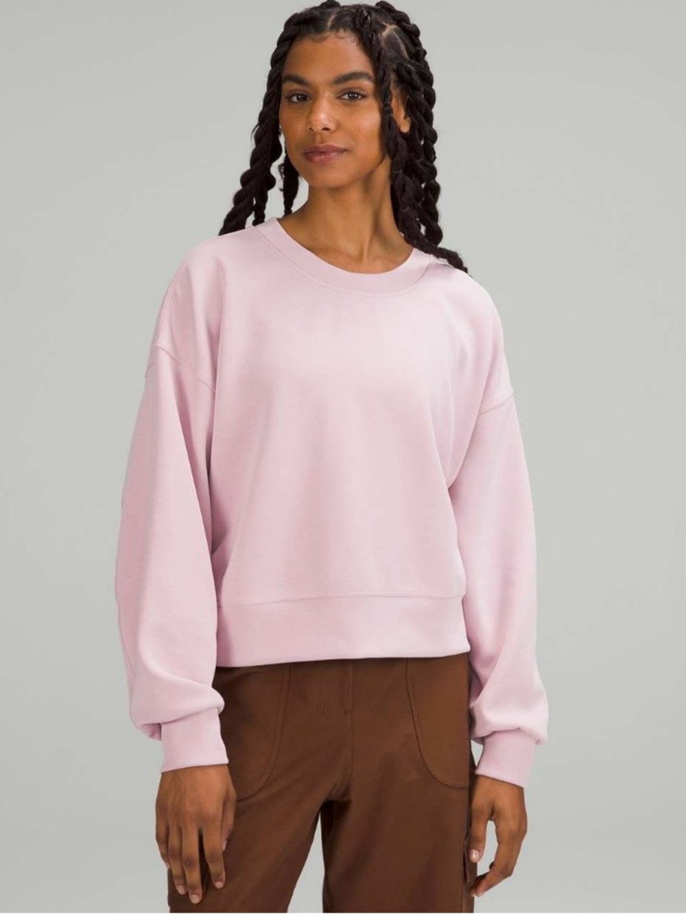 Lululemon Softstreme Oversized Cropped Crew